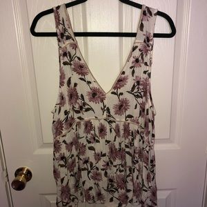American Eagle Floral Tank Top